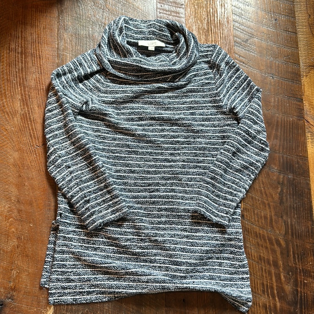 LOFT striped sweater.